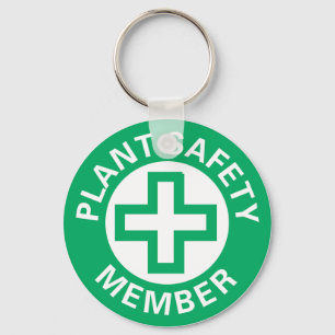 Plant Safety Member Keychain