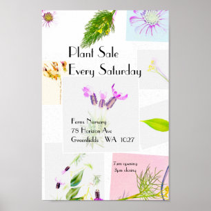 Plant Sale Nursery Poster