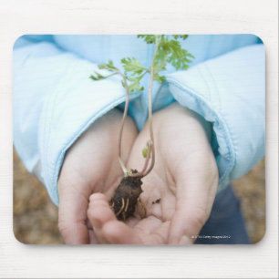 Plant seedling mouse mat