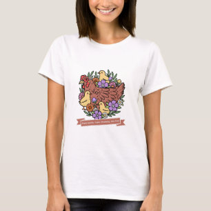 Plant Seeds, Raise Chickens, Live Free Small Homes T-Shirt