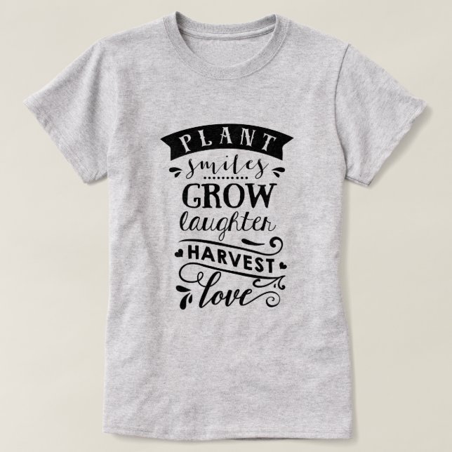 Plant smiles T-Shirt (Design Front)