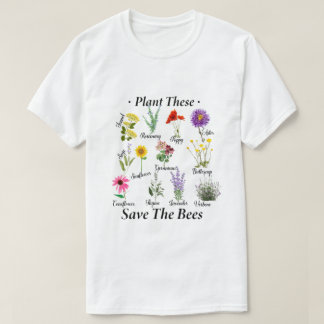 Plant these Save the Bees T-Shirt