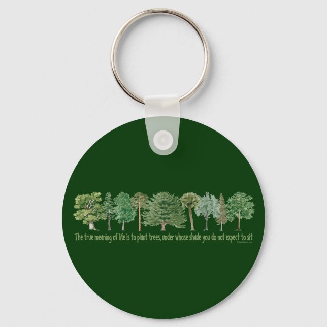 Plant Trees Key Ring (Front)