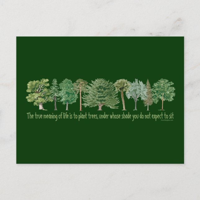 Plant Trees Postcard (Front)