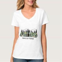 Plant Trees - Save our Planet, Cool- White T-Shirt