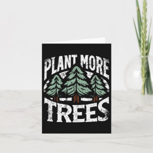 Plant Trees Tree Arbor Day Earth Day Vintage Plant Card