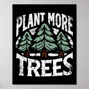 Plant Trees Tree Arbor Day Earth Day Vintage Plant Poster