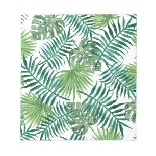 Plant Tropical Botanical Palm Leaf Notepad