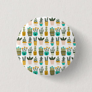 Plant Wall Art 3 Cm Round Badge
