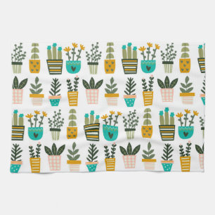 Plant Wall Art Tea Towel