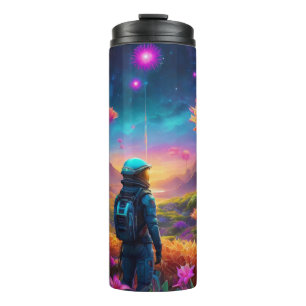 plant whisperer connecting with vibrant plants thermal tumbler