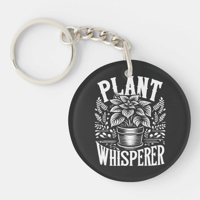 Plant Whisperer Key Ring (Front)