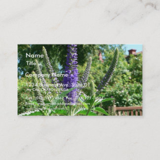 Plant With Purple Flowers Business Card
