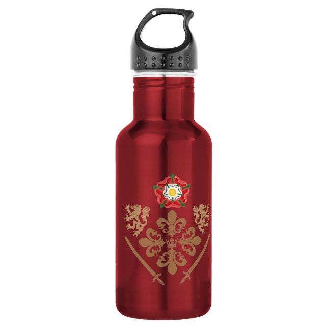 Plantagenets fleur 532 ml water bottle (Front)