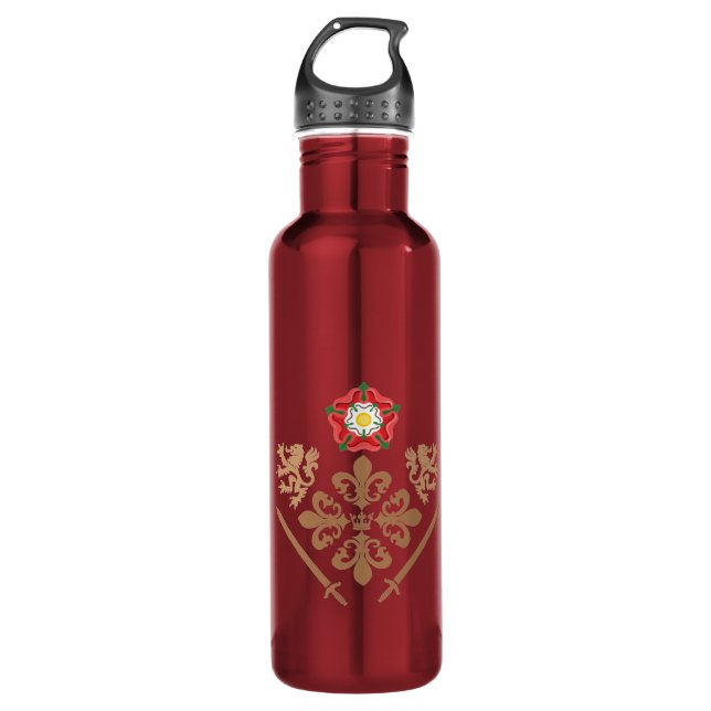 Plantagenets fleur 710 ml water bottle (Front)