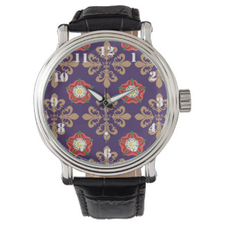 Plantagenets fleur patterns watch