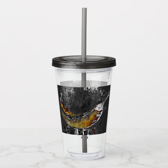 plantain plain acrylic tumbler (Front)