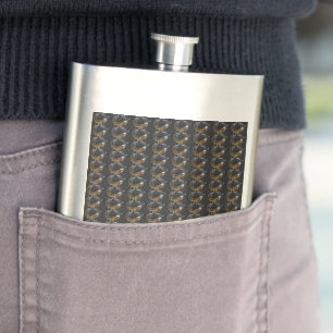 plantain plain hip flask