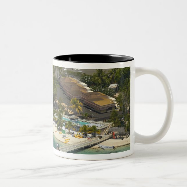 Plantation Island Resort, Malolo Lailai Island Two-Tone Coffee Mug (Right)