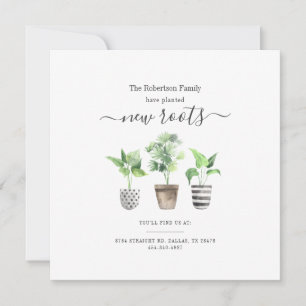 Planted New Roots New Address Moving Announcement