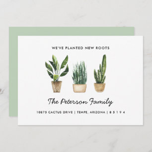Planted New Roots Our Family Has Moved Announcement