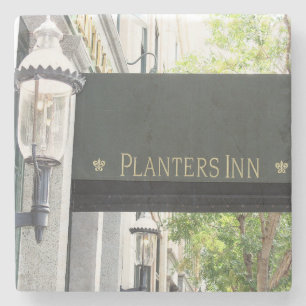 Planters Inn Charleston, SC. Marble Stone Coaster. Coaster