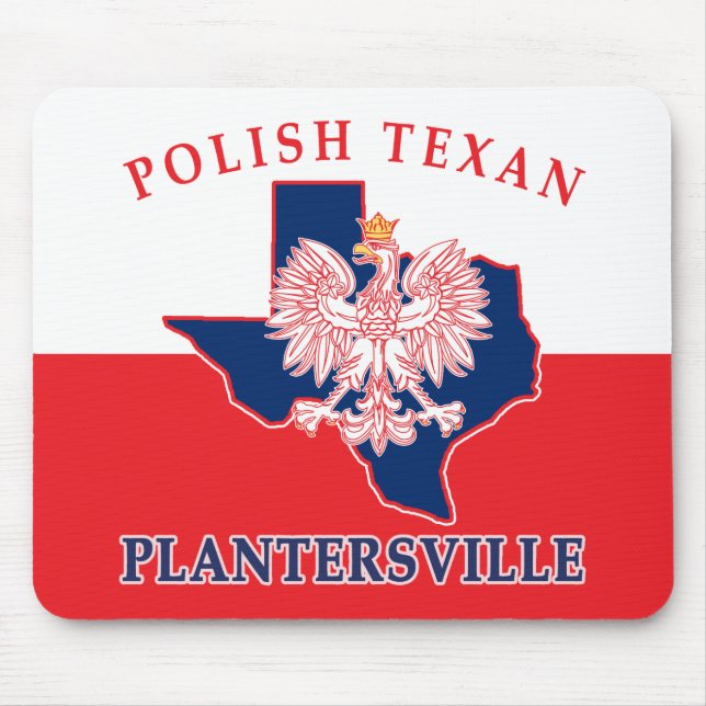 Plantersville Polish Texan Mouse Mat (Front)