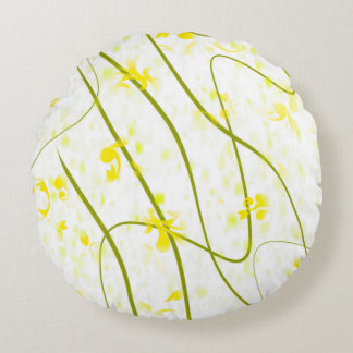 Plantfully Heavenly Peace Round Cushion