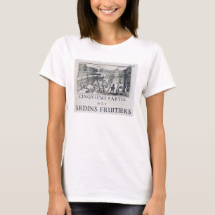 Planting fruit trees, from 'Le Parfait Jardinier, T-Shirt
