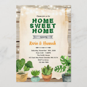 Planting New Roots Housewarming Invitation