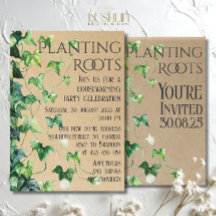 Planting Roots Housewarming Greenery Welcome Party