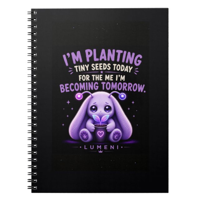 Planting Tiny Seeds Notebook (Front)