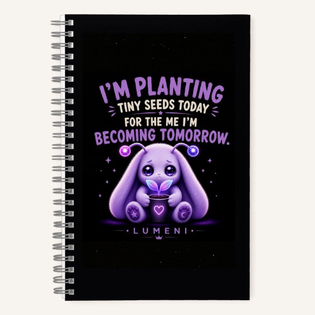Planting Tiny Seeds Notebook (Front)