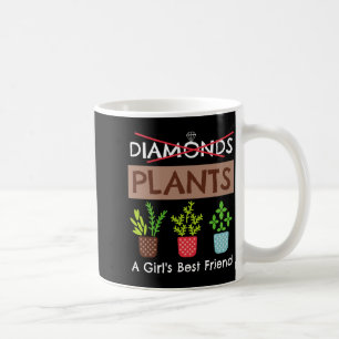 Plants A Girls Best Friend Funny Gardener T Shirt Coffee Mug
