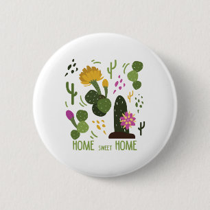 plants and flowers 18 6 cm round badge