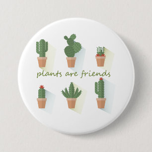 Plants and Flowers 7.5 Cm Round Badge