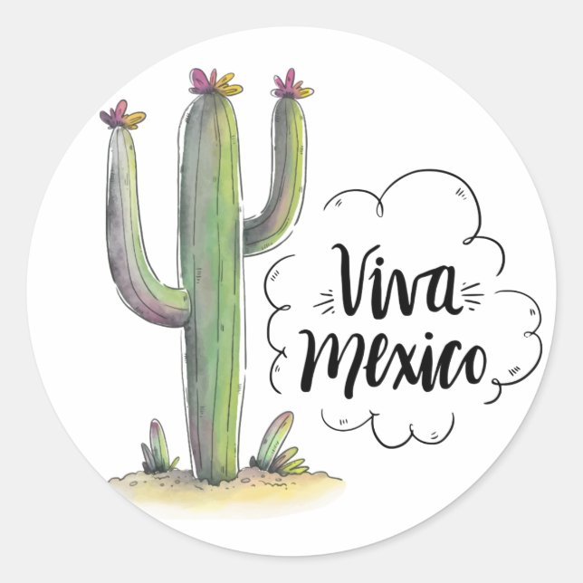 Plants and Flowers Classic Round Sticker (Front)