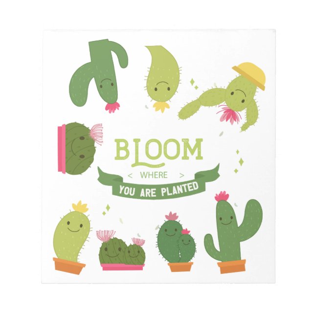 Plants and Flowers Notepad (Front)