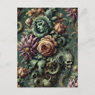 Plants and Pandemonium – Gothic Victorian Holiday Postcard