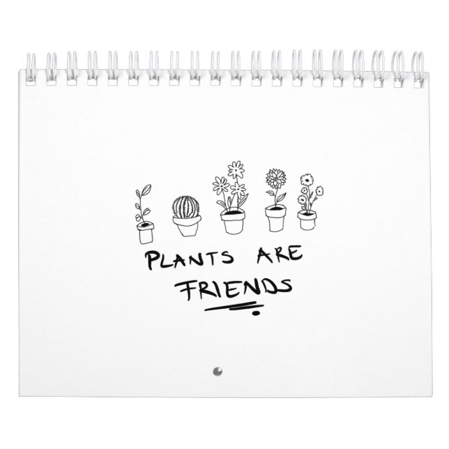 Plants are friends calendar (Cover)