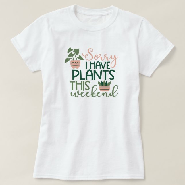 Plants Garden Nature T-Shirt (Design Front)