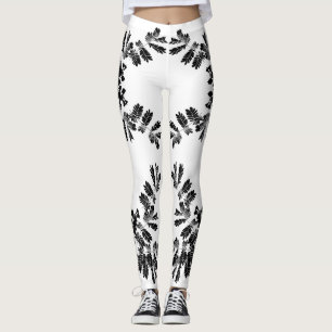 Plants in Silhouettes Leggings