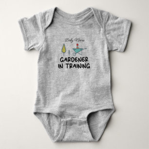 Plants Lover Gardener in Training Garden Baby Bodysuit