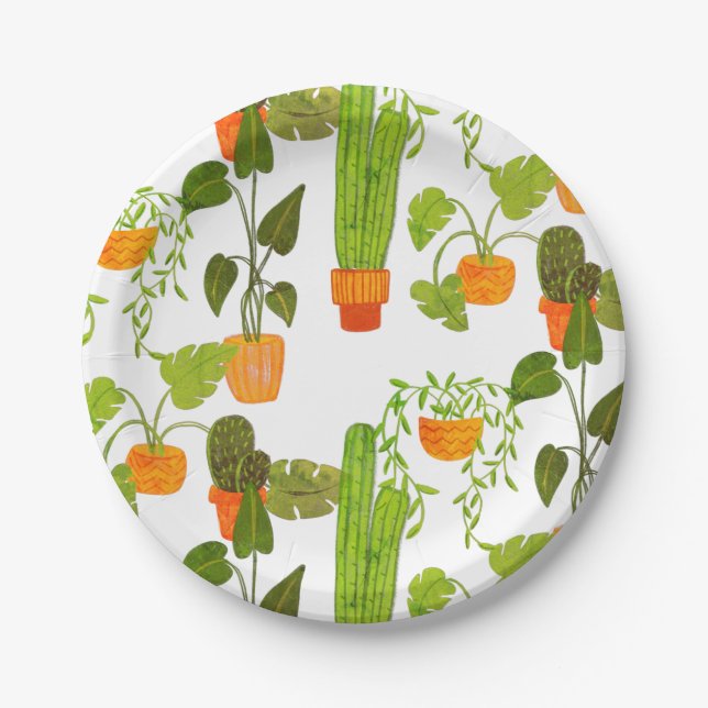 Plants Paper Plate (Front)
