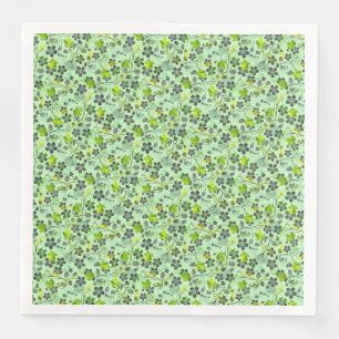 Plants pattern A03.b Lgreen BG Napkin