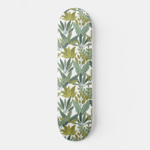 Plants pattern skateboard