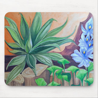 Plants Pond Party Mouse Mat