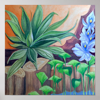 Plants Pond Party Poster