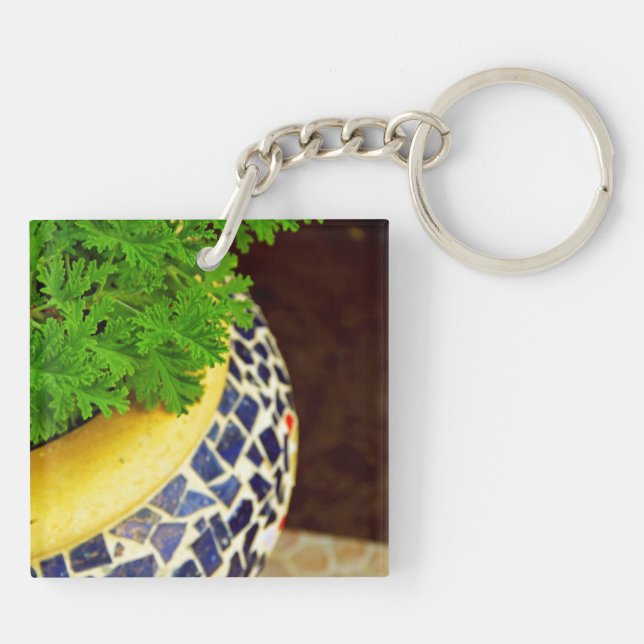 Plants Pot Key Ring (Back)
