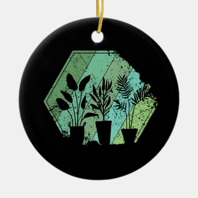 Plants - Potted Plants Houseplant Ceramic Tree Decoration (Front)